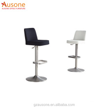 Procurement service Good quality Chrome base Genuine Leather seater Bar stool